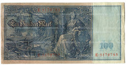 Банкнота 100 марок 1910 года Германия