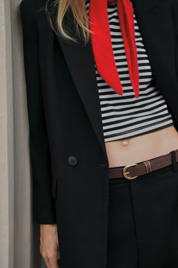 OVERSIZE DOUBLE-BREASTED BLAZER - Zara фото 4