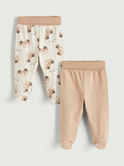 Beli Lastikli Erkek Bebek Pantolon 2li