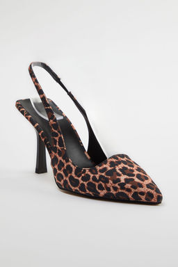 Trendyol Shoes Leopar Desenli Sivri Burun Kahverengi Kad?n Topuklu Ayakkab? TAKSS24TO00018 - Trendyolmilla фото 2