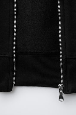 BASIC ZIP-UP HOODIE - Zara фото 4