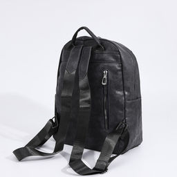 Рюкзак женский из искусственной кожи на молнии, 3 кармана, цвет серый - Simaland фото 2