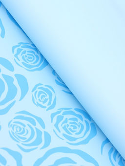 Цена за 20 шт. Пленка флористическая для цветов, «Цветы», голубая, 57×57 см