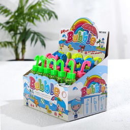 Цена за 24 шт. Мыльные пузыри Зонт с ручкой, 30 мл, цвета МИКС - Funny toys фото 3