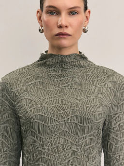 Лонгслив с абстрактным рисунком / Zarina фото 6