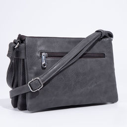 Сумка-мессенджер на молнии, цвет тёмно-серый - Simaland фото 2