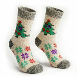 Аксессуар Носки вязаные арт.7411007-35 ЕЛКА НАРЯДНАЯ