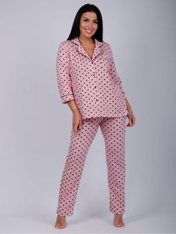 Пижама " Классика" горох, трикотаж