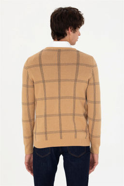 U. S. Polo Assn Мужской песочный свитер - U.s. polo assn фото 5