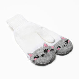 Новогодний подарочный набор Подарочек варежки размер 19 и аксессуары