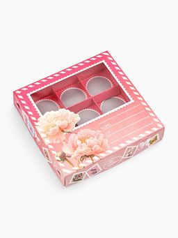 Цена за 5 шт. Коробка под 9 конфет со скретч-слоем «Послание», 14.5×14.5×3.5 см