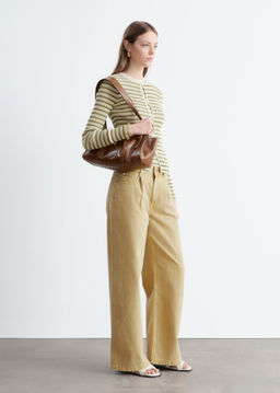 Vaqueros con pliegues en la cintura - H&m фото 9