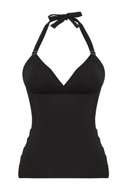 TRENDYOLMILLA Siyah tankini Drapeli Aksesuarl? Bikini Ustu TBESS25BU00025  фото 6