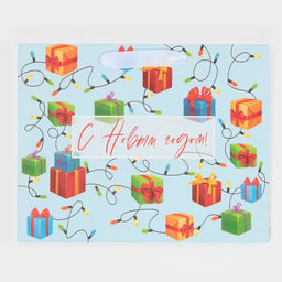 Пакет ламинированный горизонтальный Сюрприз внутри, MS 18 23 10 см - Дарите счастье фото 6