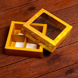 Коробка под 4 конфеты, 12.5?12.5?3.5 С Новым годом! - UPAK LAND фото 4