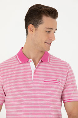 Мужская розовая футболка Неожиданная скидка в корзине - U.s. polo assn фото 9