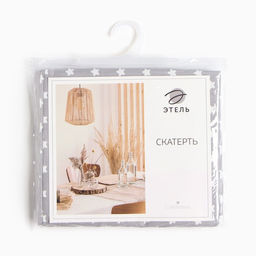 Скатерть Этель Звёзды 110х149 см, 80% хл, 20% пэ, сатин 110 г/м2  фото 8