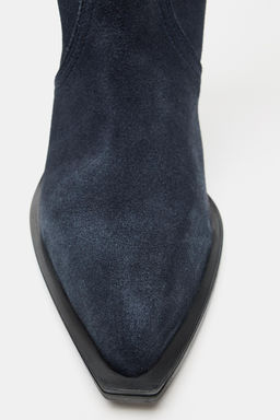 BOTA COWBOY SERRAJE / Azul - Zara фото 14
