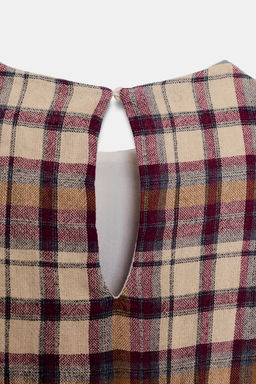 CHECK MINI DRESS - Zara фото 8