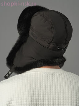 01.19015 Ушанка мужская флис (56-59)