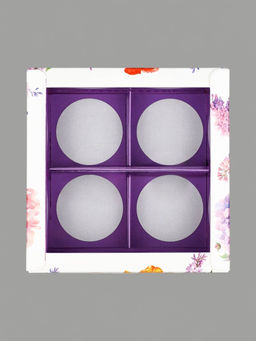 Цена за 5 шт. Коробка под 4 конфеты со скретч-слоем Букет, 10.5?10.5?3.5 см