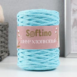 Шнур для вязания без сердечника 70% хлопок, 30% полиэстер ширина 3мм 100м/160±10гр (118)