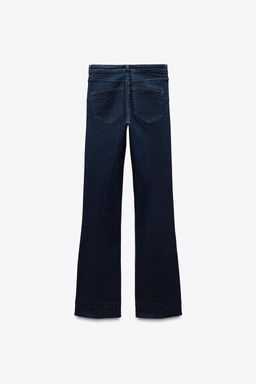 ZW COLLECTION BOOTCUT MID-WAIST JEANS - Zara фото 8