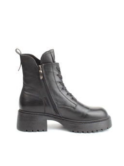 04-M3-1478 BLACK Ботинки зимние женские (натуральная кожа, натуральный мех)