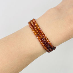 Бусины для украшений из Граната "Спессартин" (130 бусин)