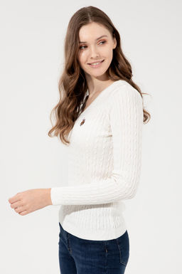 Kad_n Ekru Basic Kazak