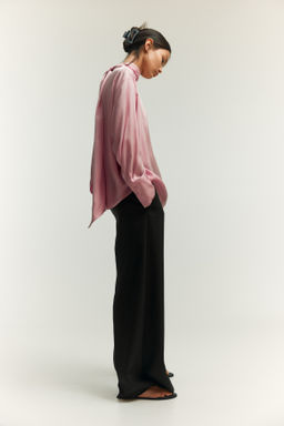 Blusa con fular decorativo - H&m фото 3