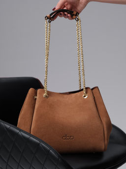 Замшевая сумка Bella DBR 31202 светло-коричневый  фото 9