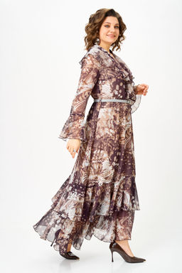 Платье Anastasia Mak 1280 Бежево-коричневый фото 7