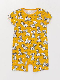 Bisiklet Yaka 101 Dalma?yal? Bask?l? Erkek Bebek Tulum 2li - Waikiki фото 3