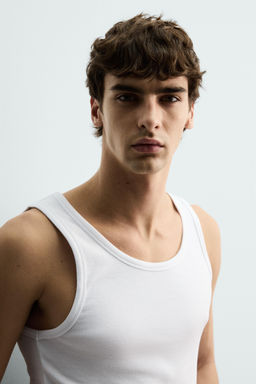 BASIC RIBBED TANK TOP - Zara фото 5