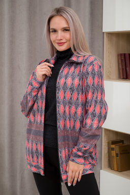 Кофта женская из футера 2-х нитка Снежана ромб