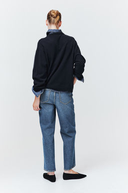 MAMA Before & After Straight Low Ankle Jeans - H&m фото 7