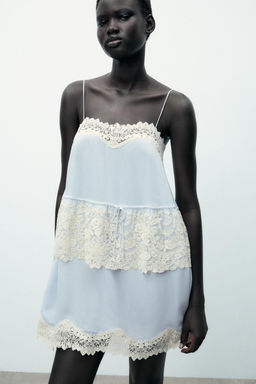 LACE STRAPPY DRESS