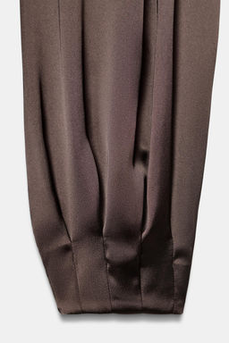 SATIN BLOOMER TROUSERS - Zara фото 11