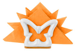 Салфетница 12*5*10 см Бабочка на дер. подставке