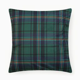 Набор декоративных новогодних наволочек «Этель. Счастье» 40×40 см, 4 штуки, велюр