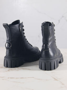 Ботинки 329.21153bl.black/Шерсть