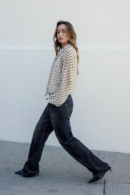 POLKA DOT PRINT BLOUSE - Zara фото 20