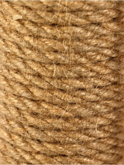 Домик для кошек с когтеточкой «Домосед», с лестницей и площадкой, 60×35×56 см, бежевый