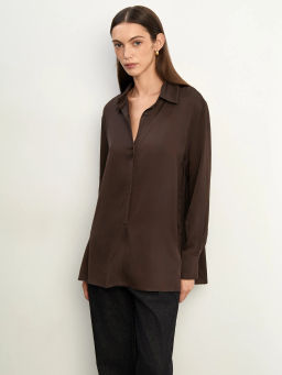 ЕМКА / Рубашка однотонная - Emka фото 4