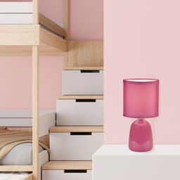 UML-B305 E14 PINK Светильник настольный декоративный под лампу Е14, 40W. Механический выключатель. Розовый. ТМ Uniel - Volpe фото 7