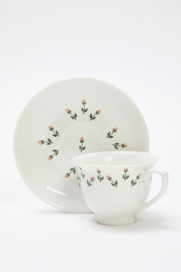 Trendyolmilla Home 2 Kisilik Porselen Cicek Bask?l? Kahve Fincan? Seti TPHSS25KFC00008  фото 6