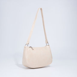 Сумка-багет на молнии, цвет бежевый - Simaland фото 3