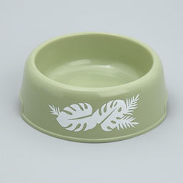 Цена за 2 шт. Миска пластиковая «Тропики», 250 мл, оливковая