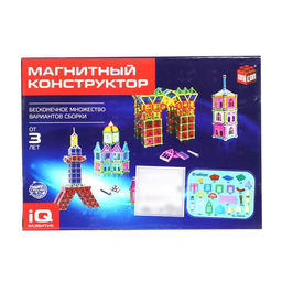 Конструктор магнитный Сказочный замок, 90 деталей - Unicon фото 6